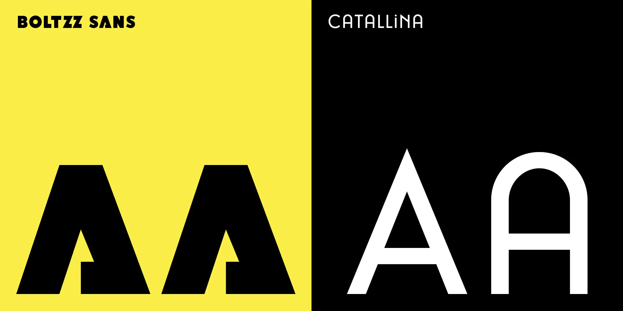 Set of fonts used for the project