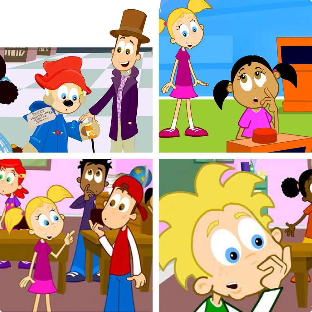 A few frames of the character animations from the project