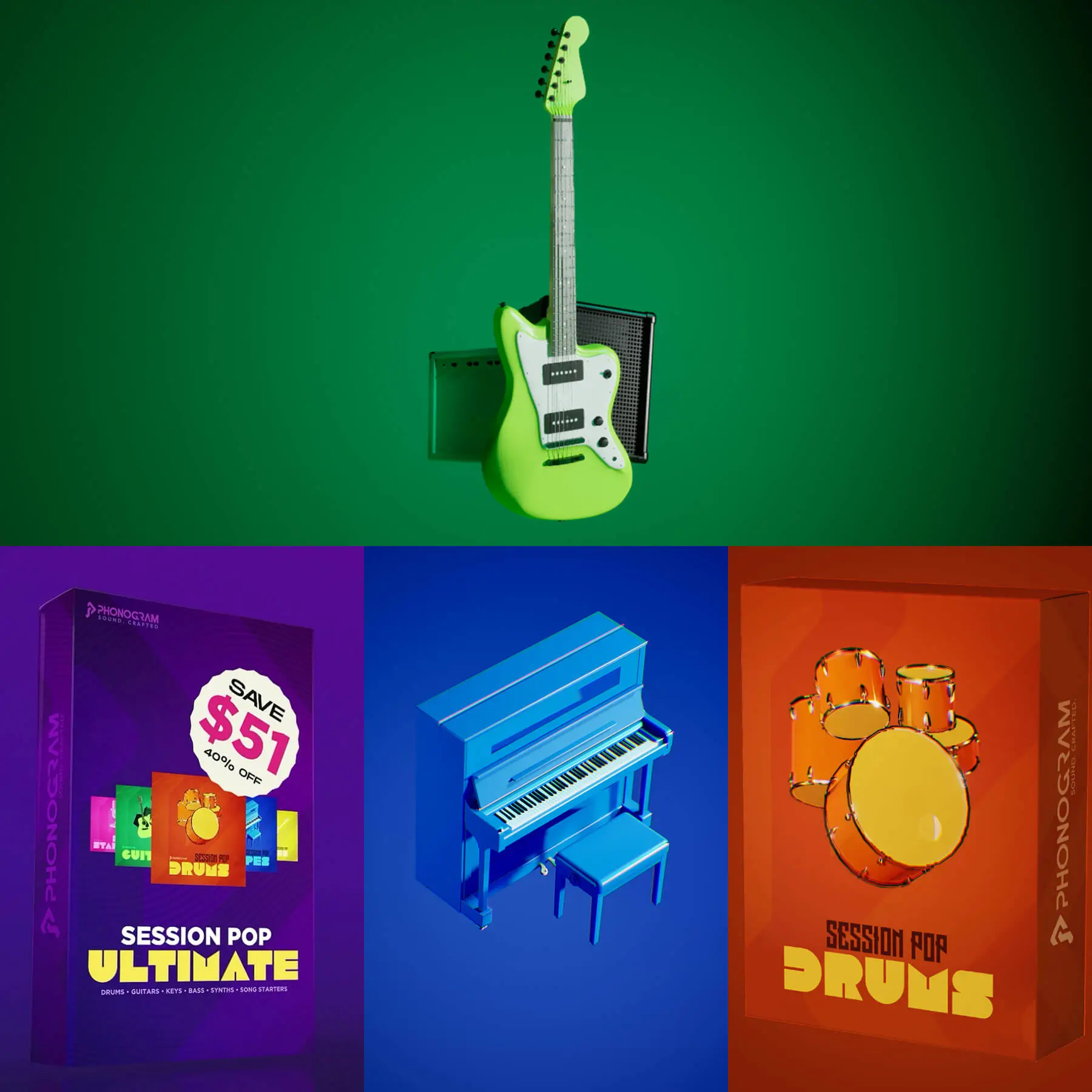 Instruments shown in 3D workspace