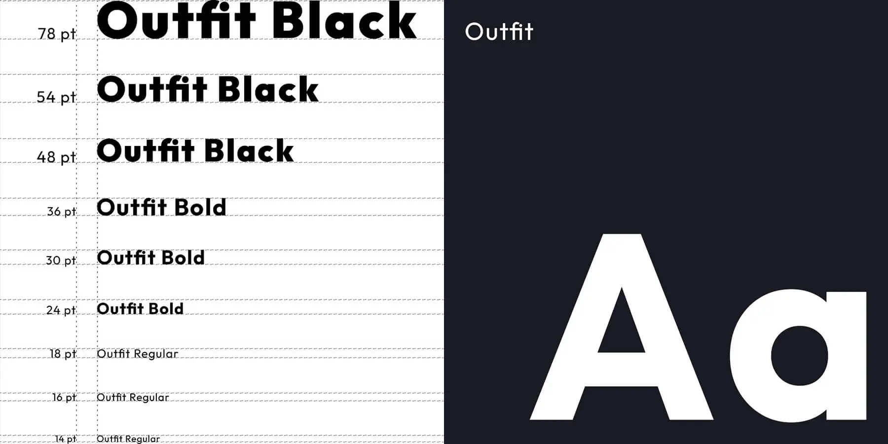 Typography selected for Phonogram Audio